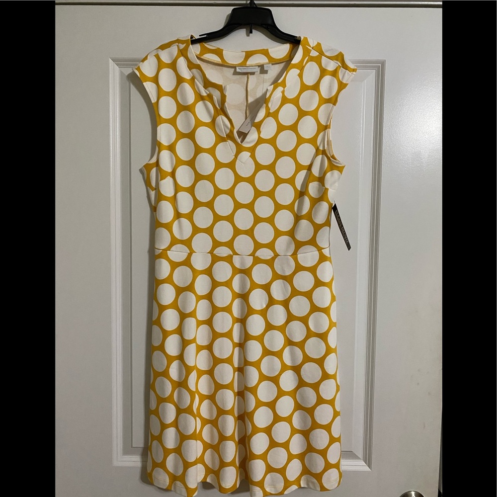 NWT New York and Company Yellow Sleeveless Dress